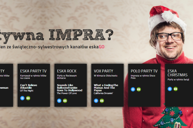 eskaGo, Eska Party, Eska Party TV, Eska Rock, Vox Party, Polo Party TV, Eska Christmas