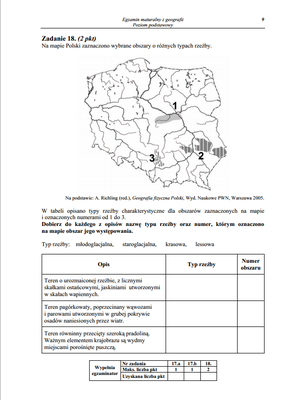 Geografia rozszerzona 2013