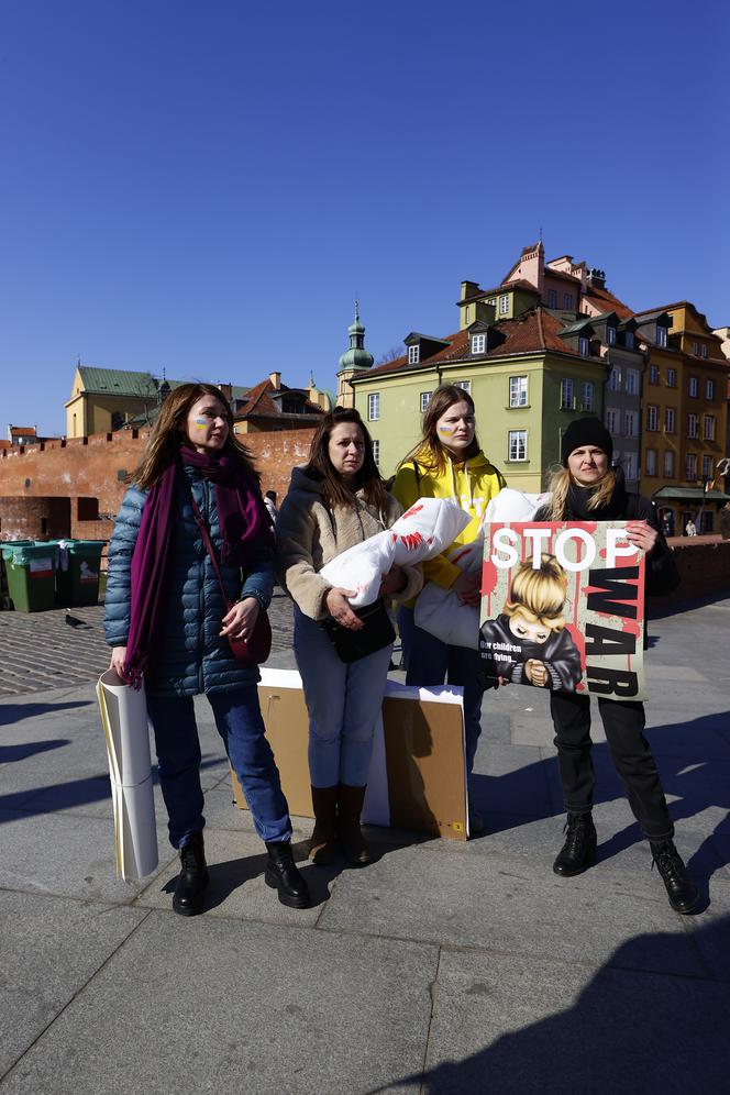 Spontaniczny protest matek z Ukrainy. „Powstrzymajmy zabijanie dzieci”