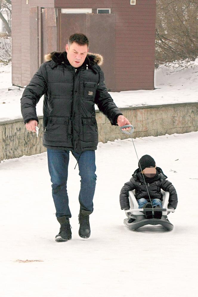 Dla synka łapie gołąbki