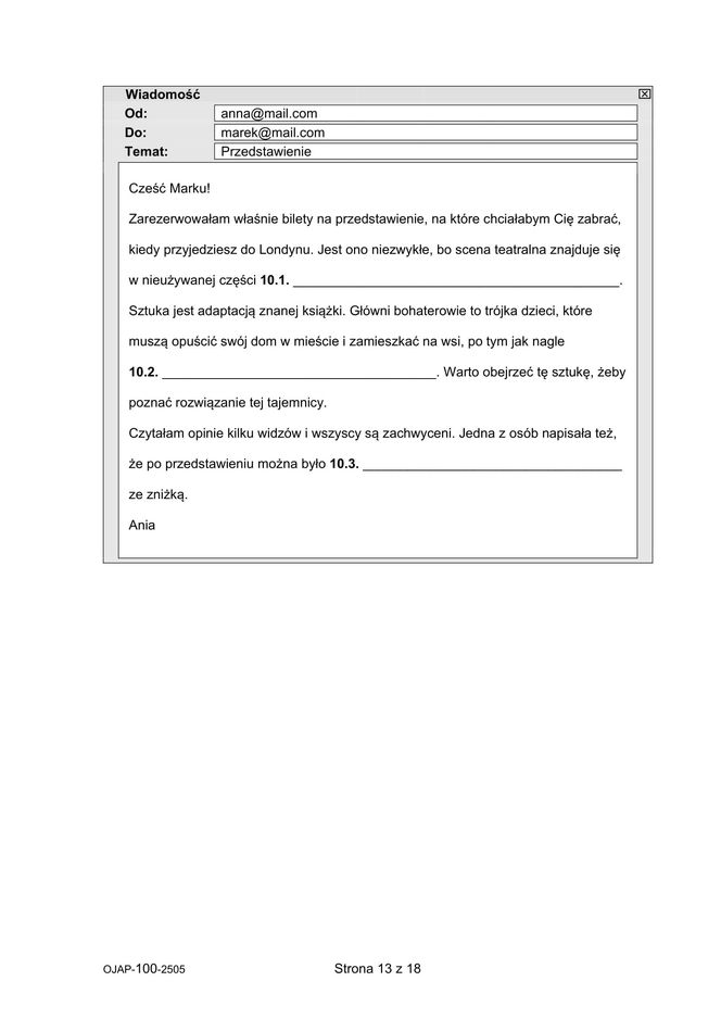 Egzamin ósmoklasisty język angielski 2025: ARKUSZE CKE [15.05.2025]
