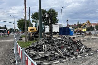 Remont mostu Grunwaldzkiego w Krakowie