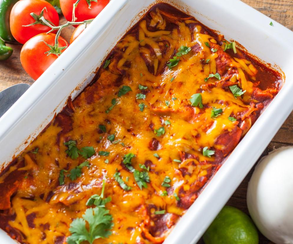 zapiekanka enchilada z kurczakiem