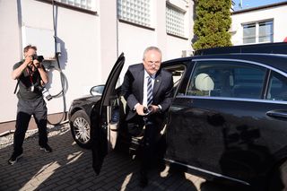 Marek Jakubiak przyjechał na debatę Super Expressu