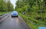 18-latka zginęła w wypadku pod Lubinem. Wypadła z drogi BMW [ZDJĘCIA].