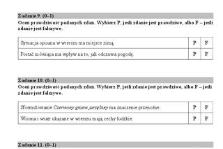 Arkusze sprawdzian 6 klasa