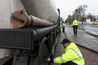Kontrole ciężarówek w Warszawie