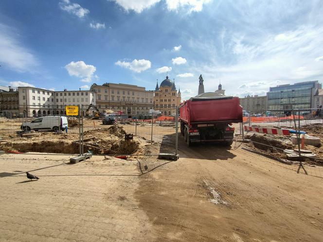 Jeden z większych łódzkich remontów. Jak obecnie wygląda Plac Wolności?