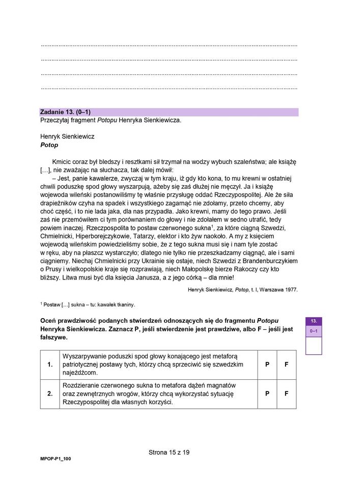 matura 2024 pp (formuła 2023) język polski