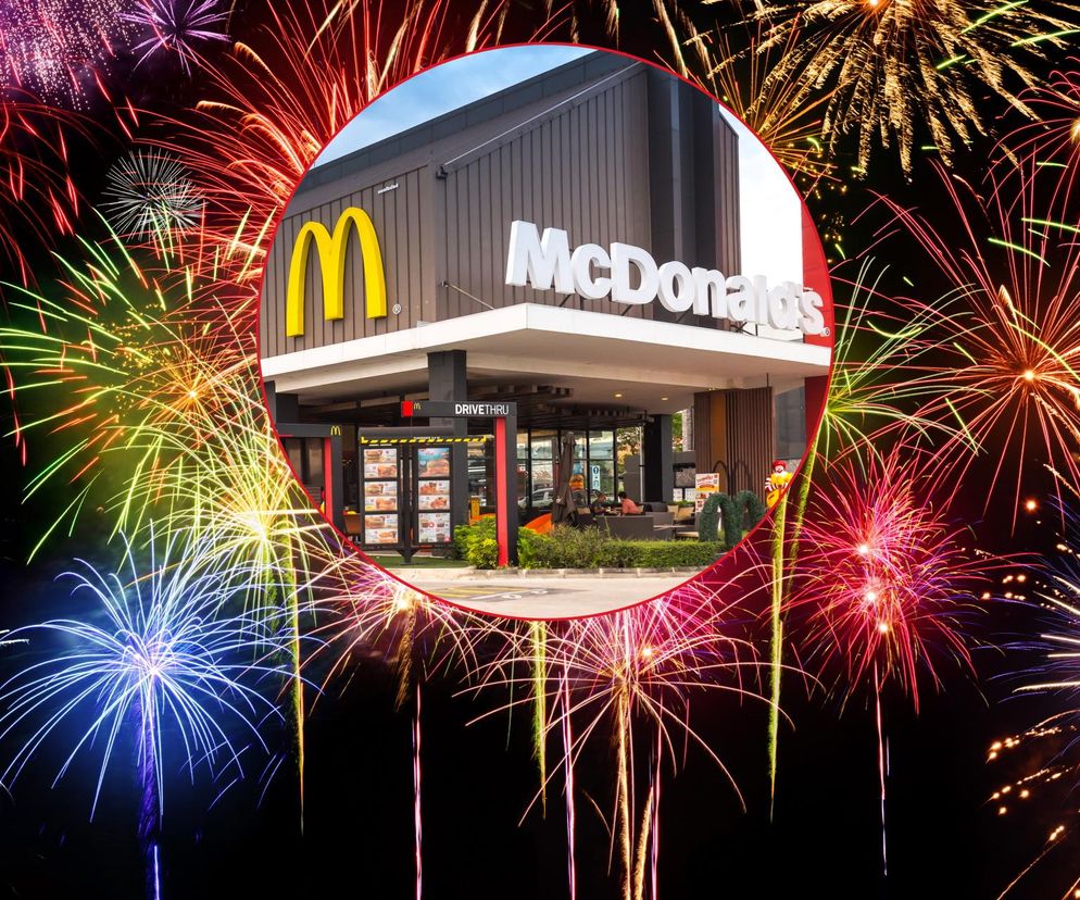 Sklejka Mc Donalds fajerwerki