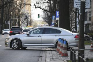 Anna Zalewska w służbowej limuzynie