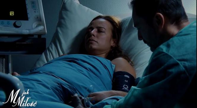 M jak miłość odc. 1437. Andrzej Budzyński (Krystian Wieczorek), Magda (Anna Mucha)