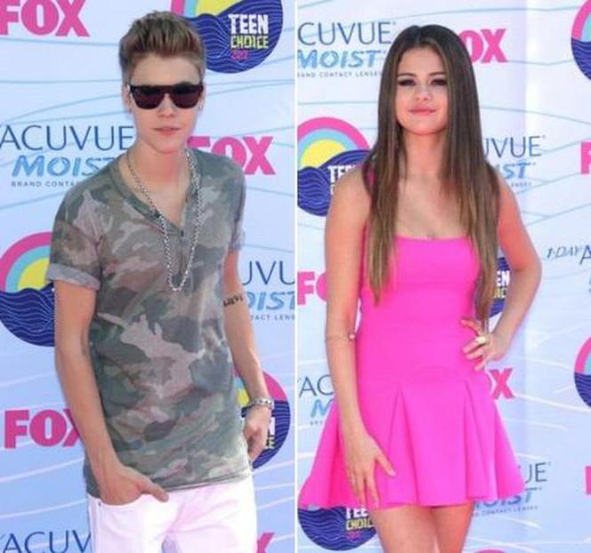 Selena Gomez i Justin Bieber na Teen Choice Awards 2012