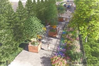 Wizualizacja projektu Zielona Akupunktura w Tarnowskich Górach