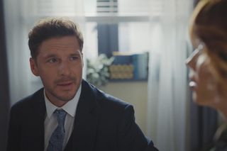 M jak miłość odc. 1890. Kama (Michalina Sosna), Marcin (Mikołaj Roznerski)