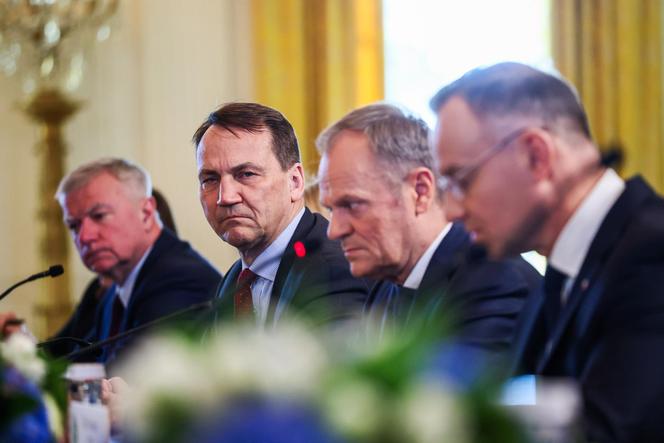 Andrzej Duda i Donald Tusk w Białym Domu