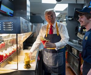 Donald Trump smażył frytki w McDonaldzie. Zrobiłem to, bo Kamala Harris kłamie