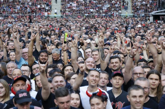 Koncert AC/DC w Warszawie (4.07.2025) - część druga. Organizatorem koncertu jest Live Nation