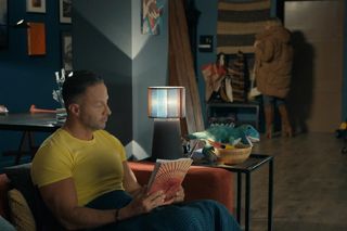 Barwy szczęścia, odcinek 3051. Dominika (Karolina Chapko), Sebastian (Marek Krupski)