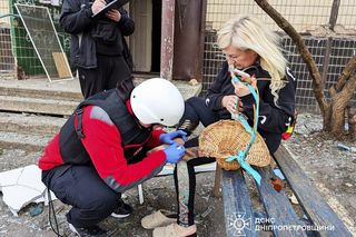 Rosyjski atak rakietowy na Krzywy Róg