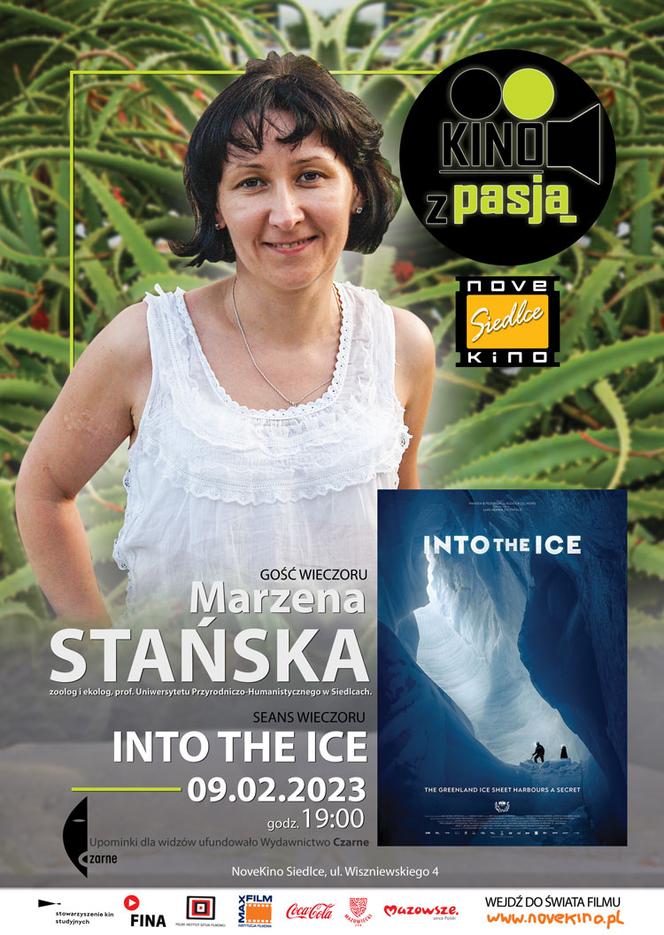 Film dokumentalny „Into the ice” i spotkanie z Marzeną Stańską w Novekino Siedlce