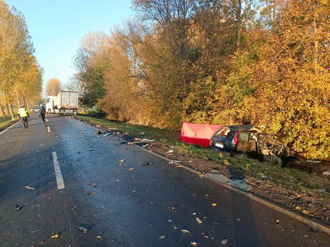 Tragiczny wypadek na DK 15 po Mogilnem. Nie żyje jedna osoba!