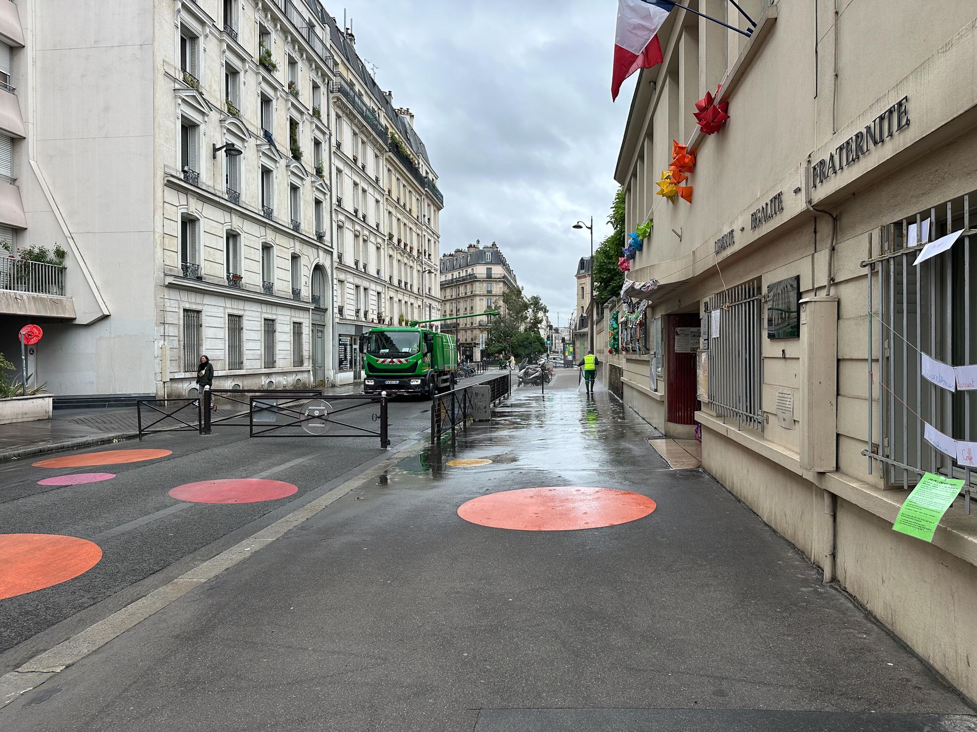 Szkolne ulice w Paryżu