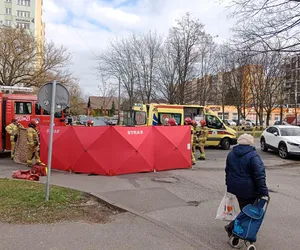 Kierowca zjechał z drogi i uderzył w latarnię