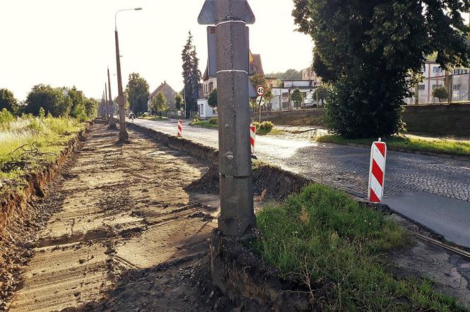 Remont ulicy Kostrzyńskiej trwa od kilkunastu tygodni.