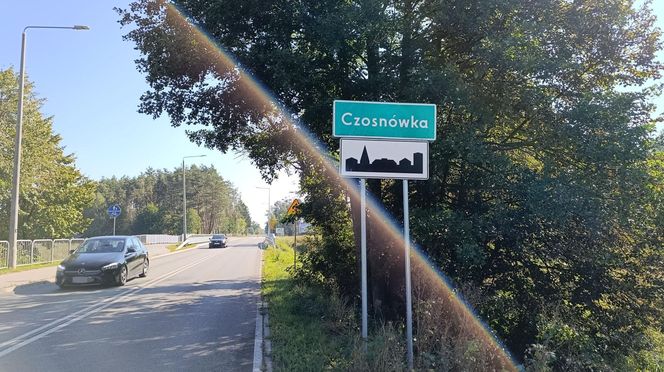 Panika w Czosnówce po upadku drona.
