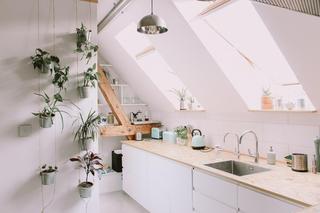 Wnętrza wyremontowanego poddasza