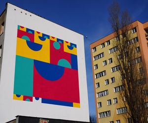 Nowy mural na bloku przy ul. Hutniczej na Tatarach w Lublinie