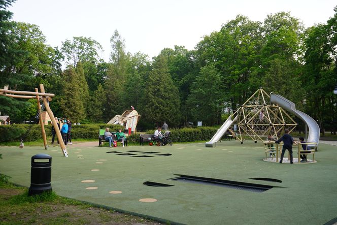 Plac zabaw w Parku Planty