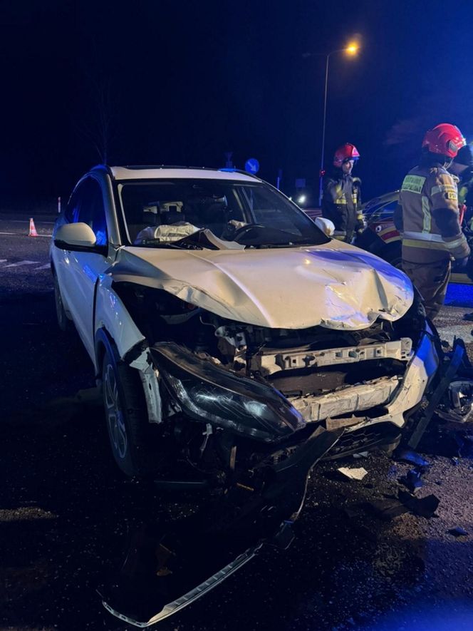  Szokujący wypadek pod Sochaczewem. 16-latek za kierownicą