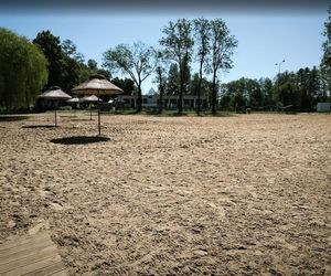 Plaża w Osiecznej przed sezonem letnim 