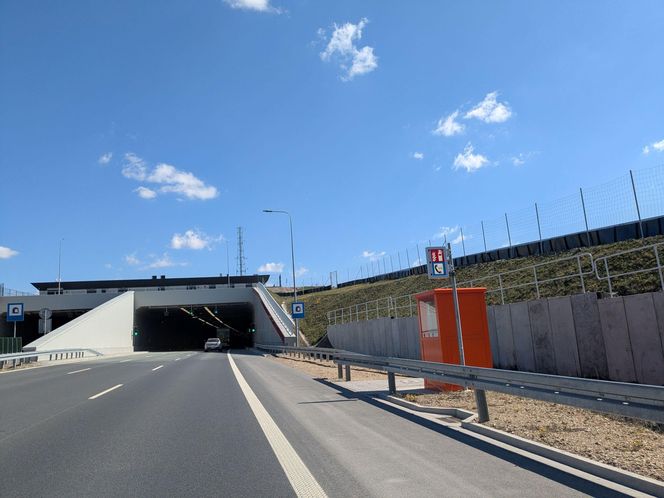 Prace serwisowe w tunelu na obwodnicy Krakowa