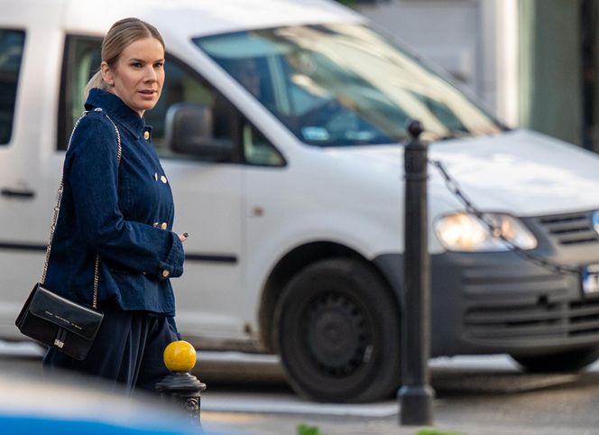 Pierwsza dama w eleganckim butiku