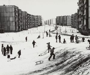 Tychy zimą na zdjęciach z czasów PRL