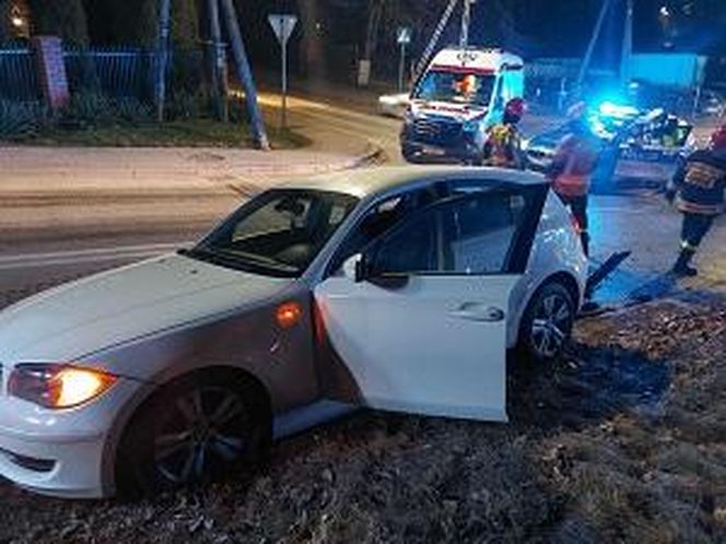 Wypadek na skrzyżowaniu 6-Września i Miodowej