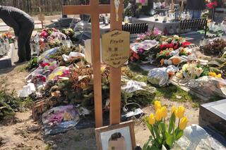 Grób zamordowanego przez kochanke Erwina P.