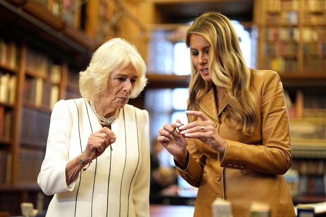 Pierwsza Dama USA w Windsorze spotkała się z królową Kamilą i księżną Kate