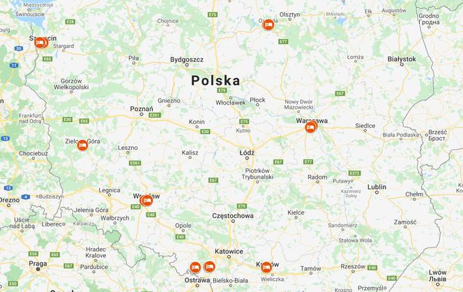 Koronawirus w Polsce: Mapa