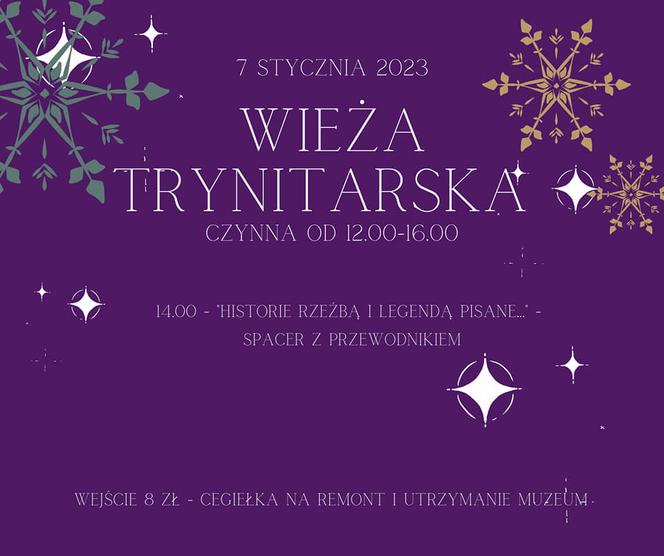 Zimowe zwiedzanie Wieży Trynitarskiej w Lublinie
