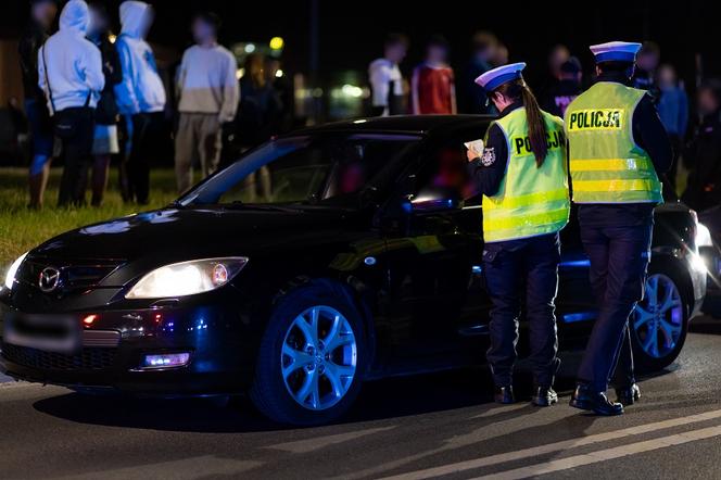 Nielegalne zloty i wyścigi na poznańskich ulicach. 9 osób zatrzymanych 