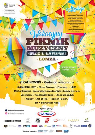 Wakacyjny Piknik Muzyczny Zasmakuj w Łomży
