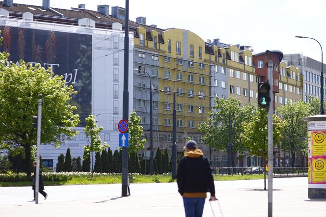 Hotel Jan III Sobieski w Warszawie podczas modernizacji, maj 2023