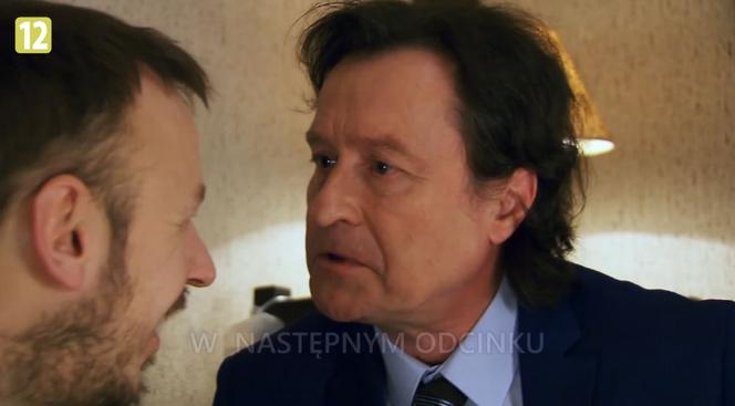 Na Wspólnej odc. 3274. Cielecki (Jacek Kawalec), Janusz Zawada (Wojciech Kałużyński)