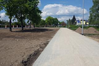 Ostatnie prace na ul. Szybowników w Lesznie