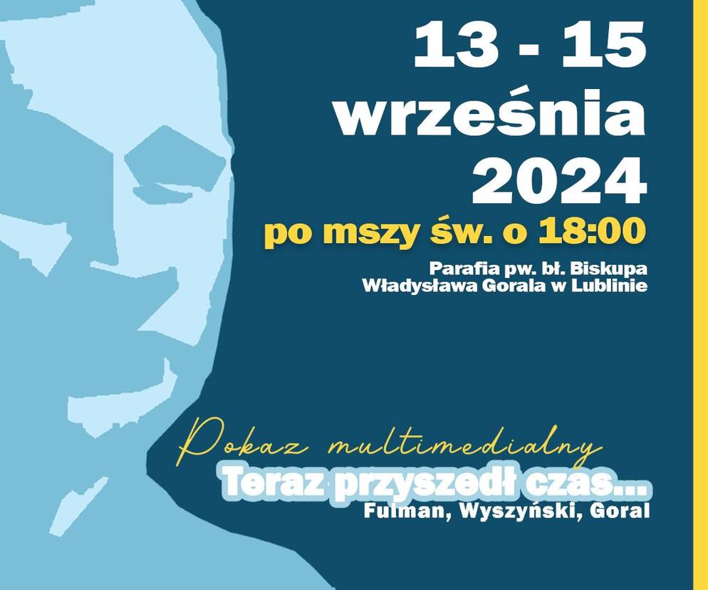 Pokaz multimedialny – plakat wydarzenia
