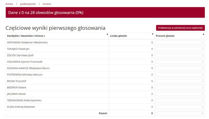 Wybory prezydenckie 2020: Jak głosowali mieszkańcy Podkarpacia